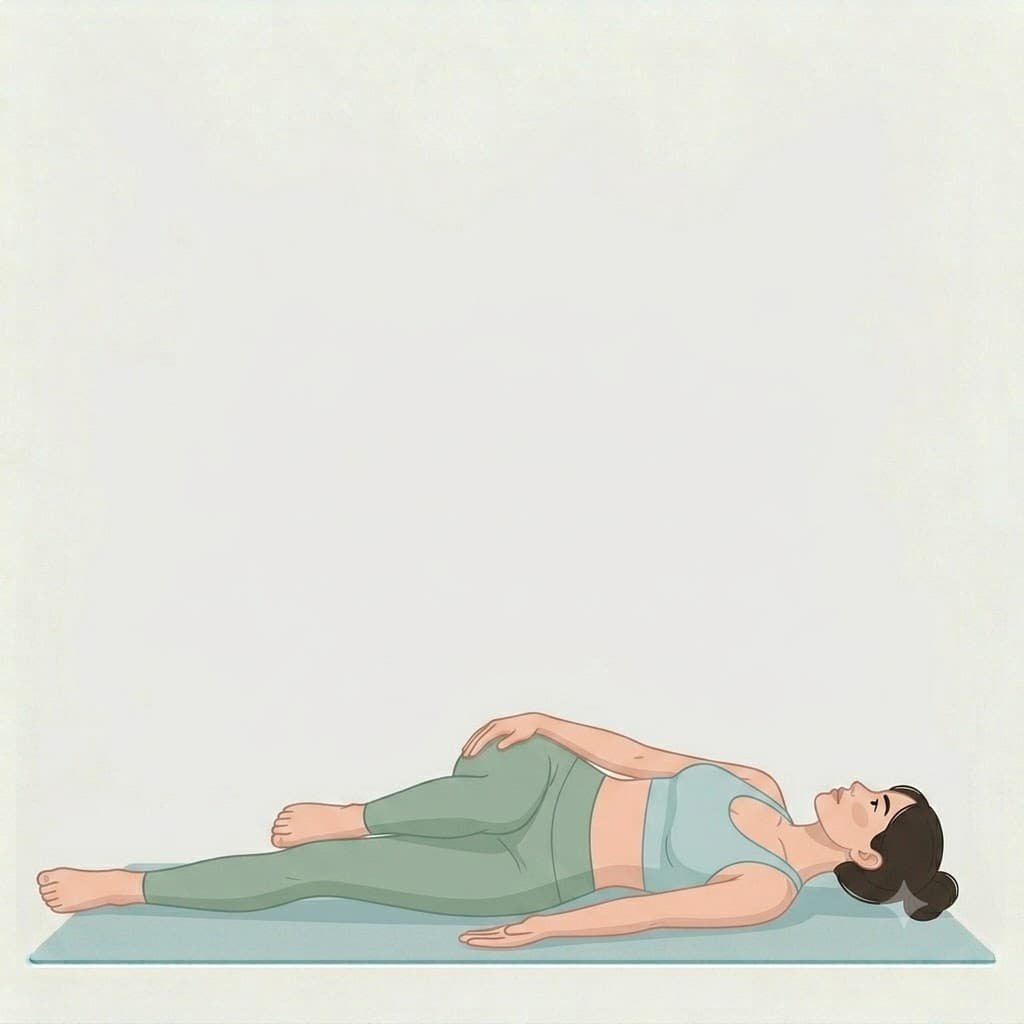Supine Spinal Twist